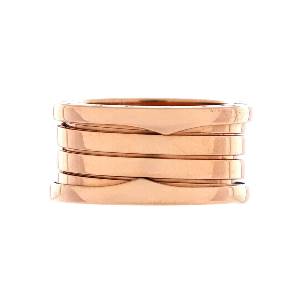 Bvlgari B.Zero1 Three Band Ring 18K Rose Gold